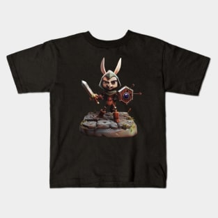 Rabbit warrior Kids T-Shirt